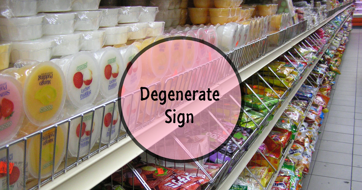 Degenerate Sign
